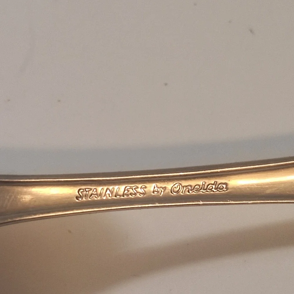 ONEIDA Stainless ARBOR AMERICAN HARMONY SALAD FORKS / 4 Forks